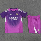 2025-26 RMA Purple GoalKeeper (Suit) Soccer Jersey