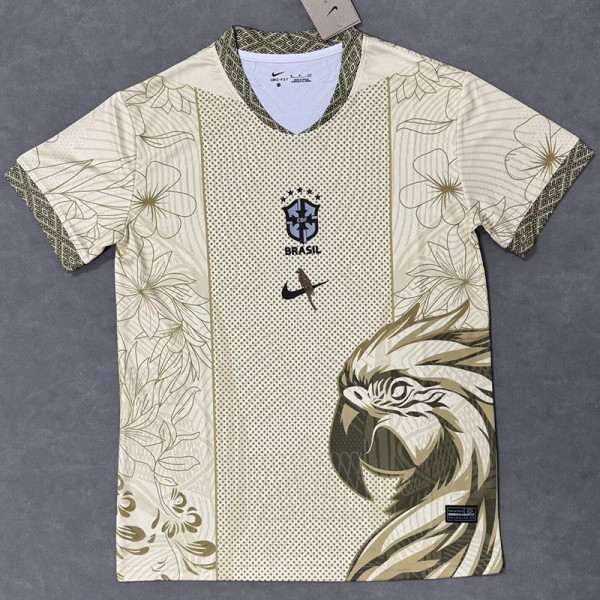 2025-26 Brazil Gold Special Edition Training shirts