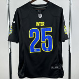 2025-26 INT #25 Casual Edition Black NFL Jersey