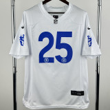 2025-26 CHE #25 Casual Edition White NFL Jersey