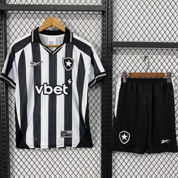 2025-26 Botafogo Home Kids Soccer Jersey