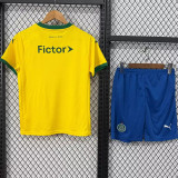 2025-26 Palmeiras Third Yellow Kids Soccer Jersey