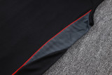 2025-26 Ajax Black Tank top and shorts suit #D25196