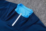 2025-26 Gremio Royal blue Half Pull Tracksuit #B25107(半拉链)