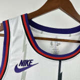 2025-26 Raptors McGRADY #1 White Retro Top Quality Hot Pressing NBA Jersey