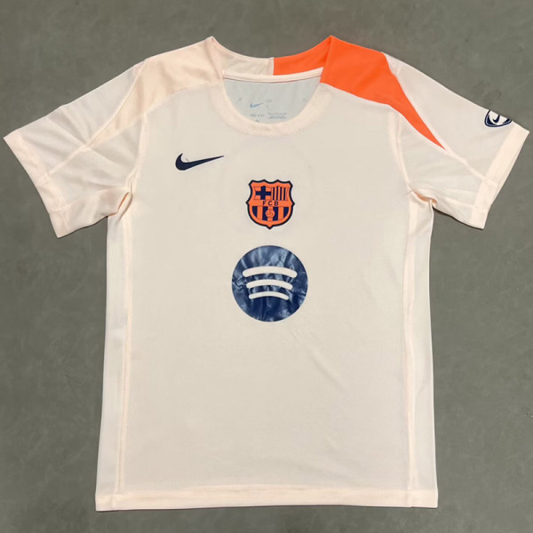 2025-26 BAR Beige Pink Training Shirts