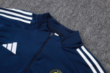 2025-26 Al-Nassr Royal blue Half Pull Tracksuit #B25110(半拉链)