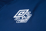 2025-26 Gremio Royal blue Half Pull Tracksuit #B25107(半拉链)