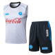 2025-26 Napoli Light gray Tank top and shorts suit #D25193