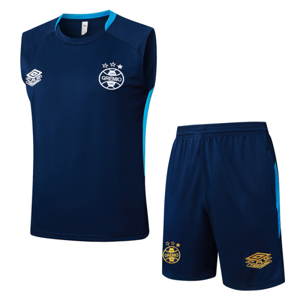 2025-26 Gremio Royal blue Tank top and shorts suit #D25197