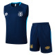 2025-26 Gremio Royal blue Tank top and shorts suit #D25197