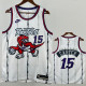 2025-26 Raptors CARTER #15 White Retro Top Quality Hot Pressing NBA Jersey