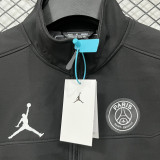 2025-26 PSG Jordan Black Outdoor Jackets #RK901软料
