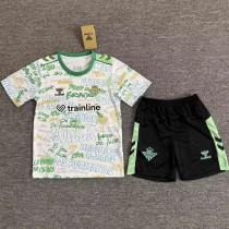 2025-26 Real Betis White Graffiti Kids Soccer Jersey