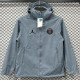 2025-26 PSG Jordan Light blue Outdoor Jackets #L6607软料