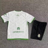 2025-26 Racing de Santander Home Kids Soccer Jersey