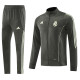 2025-26 RMA Gray Jacket Tracksuit #09