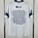2026 Dallas Mavericks White Retro High Quality Casual T-Shirt #MN