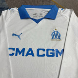 2025-26 Marseille Home Long Sleeve Soccer Jersey (长袖)