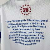 2026 76ERS White Retro High Quality Casual T-Shirt #MN