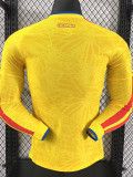 2026-27 Colombia Home Long Sleeve Player Version Soccer Jersey (长袖球员)