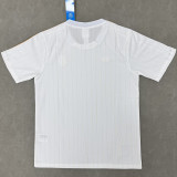 2025-26 RMA White Casual Edition Fans Training Shirts (蓝边)