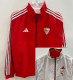 2025-26 Sevilla Red & White Double Sided Windbreaker (双面风衣)