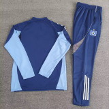 2025-26 Hamburg SV Royal blue Half Pull Tracksuit (Pants Have Pocket)(半拉链)