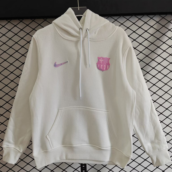 2025-26 BAR White Hoody 白色(加绒)粉标