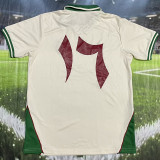 2025-26 Palestina Beige Training shirts (#17)绿领