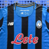 2025-26 Atalanta Home Fans Soccer Jersey (带广告)