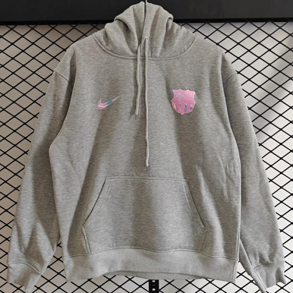 2025-26 BAR Gray Hoody 灰色(加绒)粉标