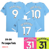 2025-26 Man City Fourth Player Version Soccer Jersey