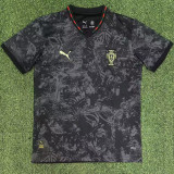 2025-26 Portugal Black Training shirts (V领)