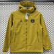 2025-26 PSG Jordan Khaki Outdoor Jackets #L6607软料