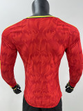 2026-27 Belgium Home Long Sleeve Player Version Soccer Jersey (长袖球员)