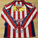 1999-2000 Chivas Guadalajara Home Long Sleeve Retro Soccer Jersey (长袖)