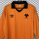 1980-1981 Wolves Home Long Sleeve Retro Soccer Jersey (长袖)