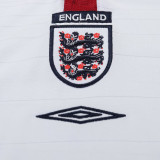 2004 England Home Kids Retro Soccer Jersey