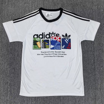 2025 AD White Casual T-Shirt (三叶AD)