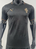 2025-26 Portugal Black Special Edition Player Version Soccer Jersey (有领)