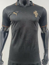 2025-26 Portugal Black Special Edition Player Version Soccer Jersey (有领)