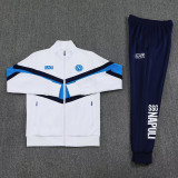 2025-26 Napoli White Jacket Tracksuit #01