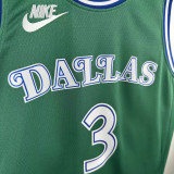 2025-26 Dallas Mavericks DAVIS #3 Green Retro Top Quality Hot Pressing NBA Jersey