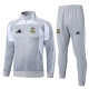 2025-26 RMA Gray Jacket Tracksuit #A2596