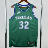 2025-26 Dallas Mavericks FLAGG #32 Green Retro Top Quality Hot Pressing NBA Jersey