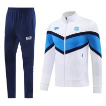 2025-26 Napoli White Jacket Tracksuit #01