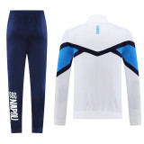 2025-26 Napoli White Jacket Tracksuit #01