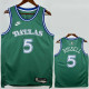 2025-26 Dallas Mavericks RUSSELL #5 Green Retro Top Quality Hot Pressing NBA Jersey