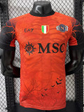 2025-26 Napoli Halloween Orange Player Version Soccer Jersey